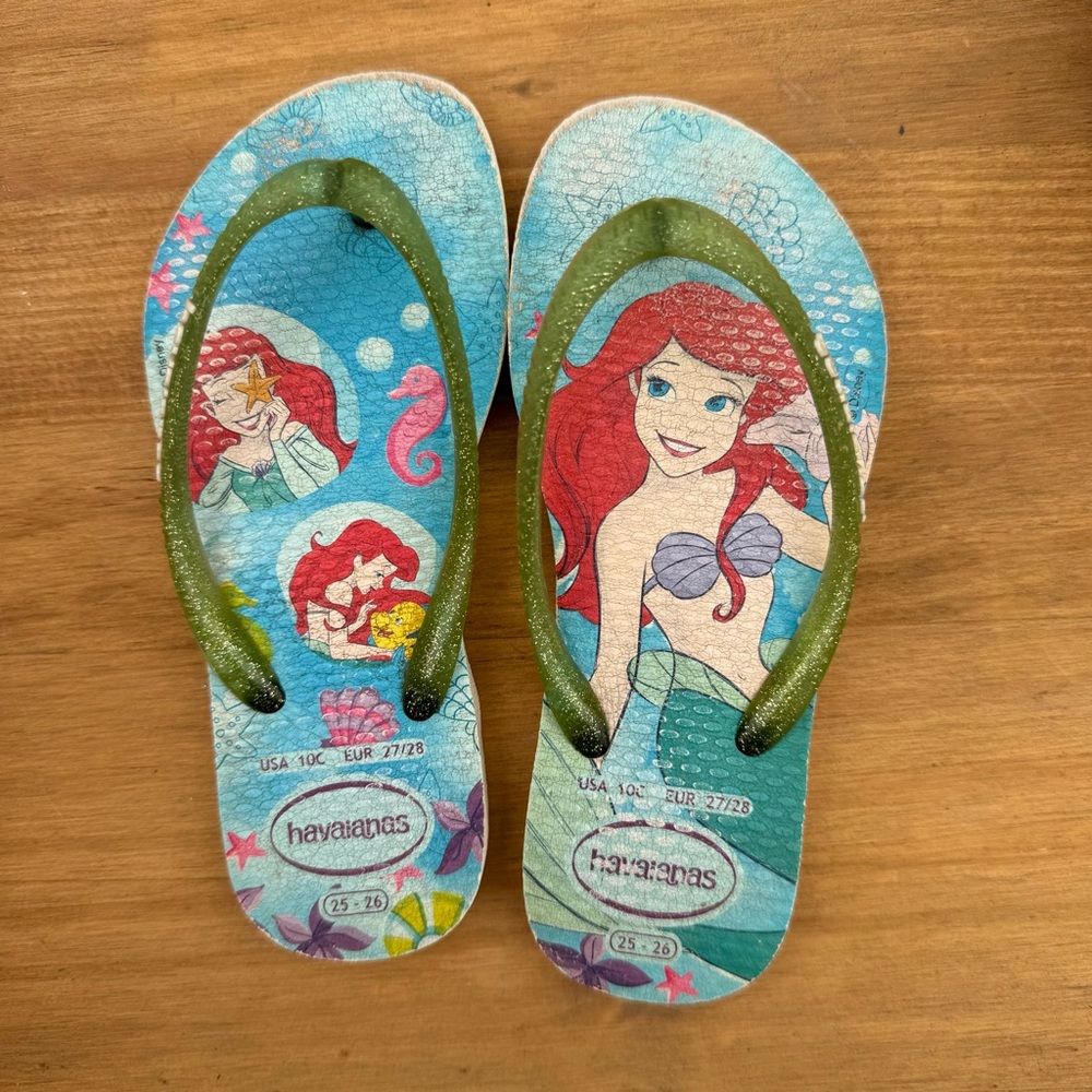 Little mermaid toddler Havaianas